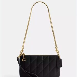 Coach Black Quilted Shoulder Bag
